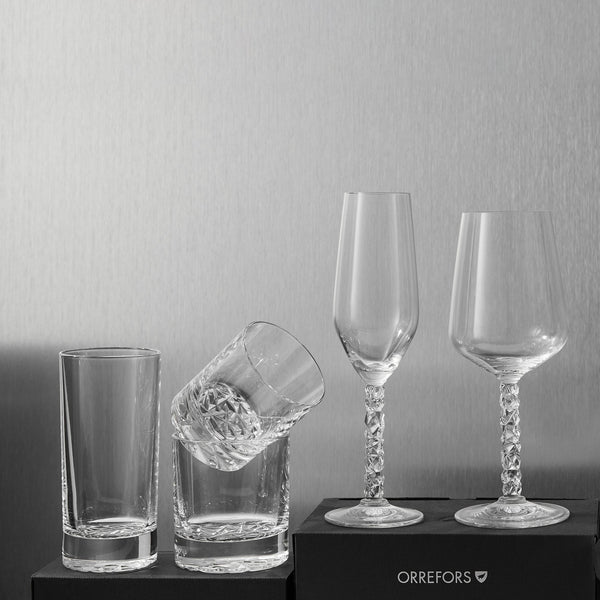 Load image into Gallery viewer, Orrefors Carat Double Old Fashioned - Set of 2
