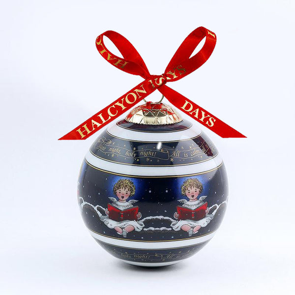 Load image into Gallery viewer, Halcyon Days Cherub - Bauble Christmas Ornament
