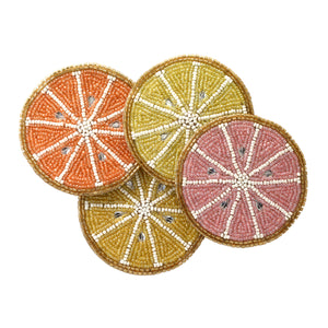Bodrum Linens Citrus Coaster Set