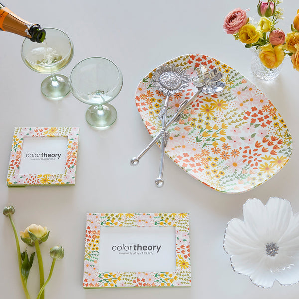 Load image into Gallery viewer, Mariposa Double Sided Botanical and Meadow 4x4 Frame
