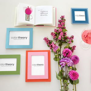 Mariposa Tiered Denim Blue and Periwinkle 4x4 Frame