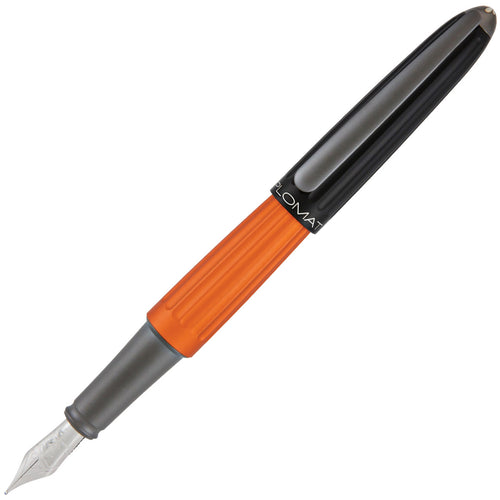 Diplomat Aero Black/Orange Fountain Pen