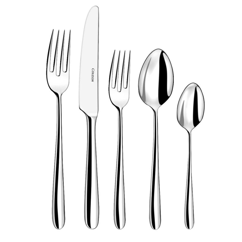 Couzon Fusain - 5 Pc Place Setting (Stainless Steel)