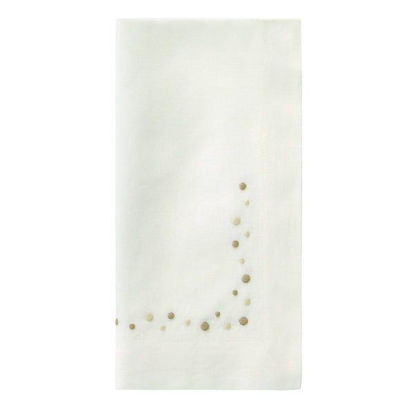 Load image into Gallery viewer, Bodrum Linens Dots Napkin - Linen Napkins - Set of 4
