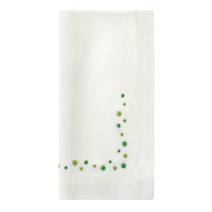 Bodrum Linens Dots Napkin - Linen Napkins - Set of 4