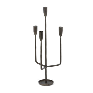 Park Hill Collection Primitive Iron Candelabra