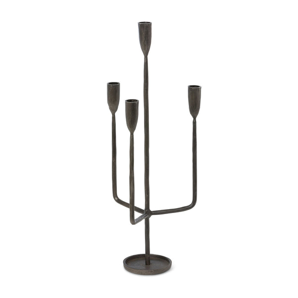 Load image into Gallery viewer, Park Hill Collection Primitive Iron Candelabra
