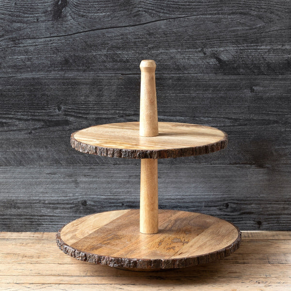 Load image into Gallery viewer, Park Hill Collection Woodland Tiered Server
