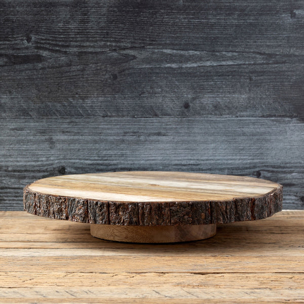 Load image into Gallery viewer, Park Hill Collection Woodland Lazy Susan Server
