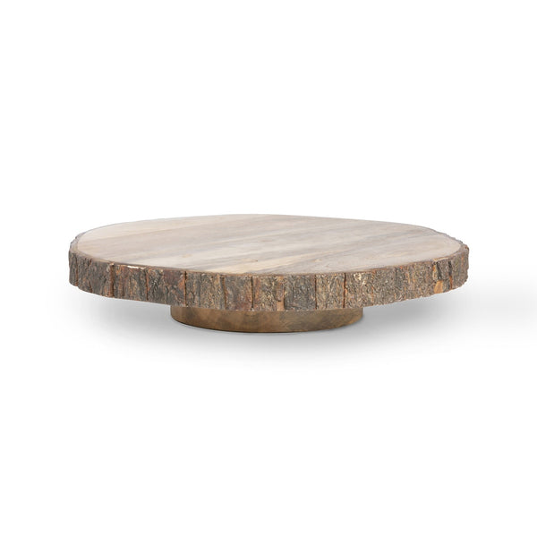Load image into Gallery viewer, Park Hill Collection Woodland Lazy Susan Server

