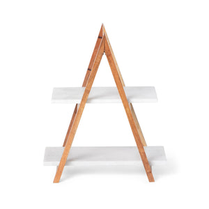 Park Hill Collection A-Frame Marble Cheese Server