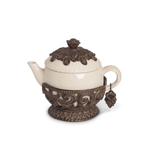 GG Collection Acanthus Stoneware Teapot