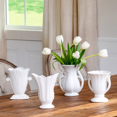 Park Hill Collection Vintage-Style Flower Vase Collection, Set of 4