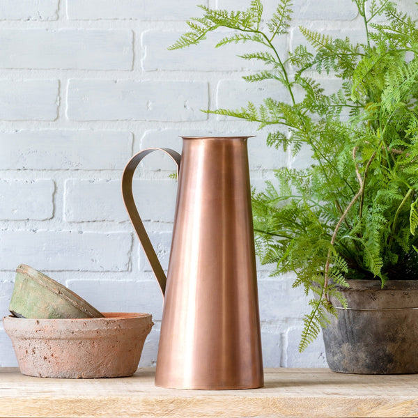 Load image into Gallery viewer, Park Hill Collection Copper Tall Pitcher
