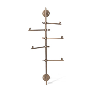 Park Hill Collection Vertical Coat Rack, 5 Hooks