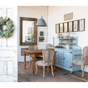 Park Hill Collection Fluted Galvanized Pendant Light Fixture