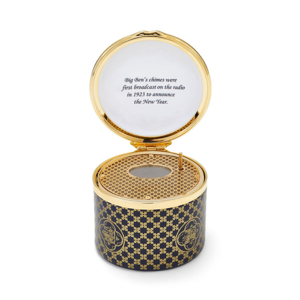 Load image into Gallery viewer, Halcyon Days "Big Ben Chimes 100th Anniversary" Musical Enamel Box
