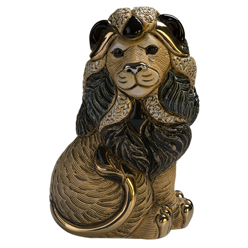 Load image into Gallery viewer, De Rosa Collections Lion Sitting Figurine
