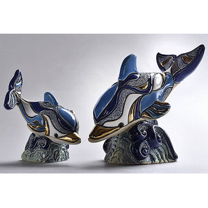 De Rosa Collections Dolphin Diving Figurine