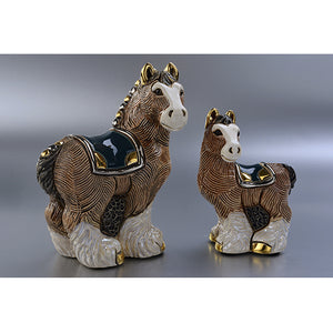 De Rosa Collections Baby Clydesdale Figurine