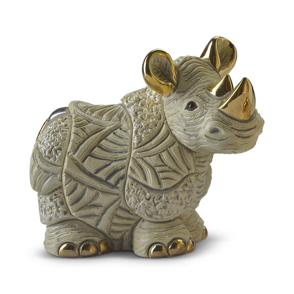 Load image into Gallery viewer, De Rosa Collections White Rhino Figurine
