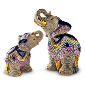 De Rosa Collections Baby Indian Elephant Figurine
