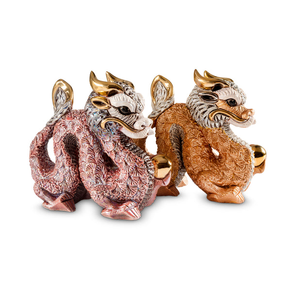 Load image into Gallery viewer, De Rosa Collections Red Chinese Dragon Figurine
