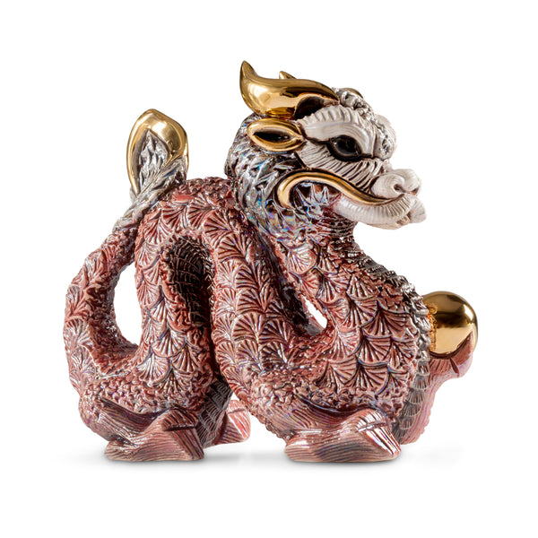 Load image into Gallery viewer, De Rosa Collections Red Chinese Dragon Figurine
