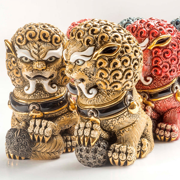 Load image into Gallery viewer, De Rosa Collections Cinnamon Foo Lion Figurine
