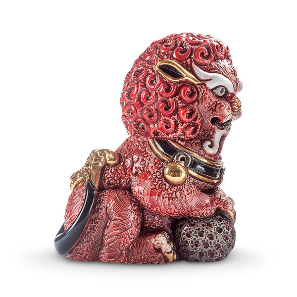 Load image into Gallery viewer, De Rosa Collections Red Foo Lion Figurine
