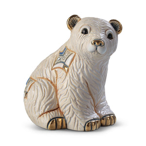 De Rosa Collections Baby Artic Polar Bear Figurine