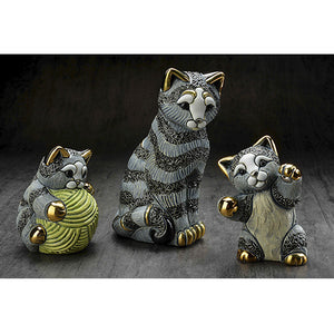 De Rosa Collections Striped Kitten Figurine