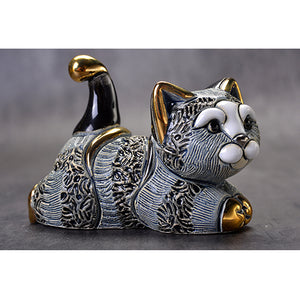De Rosa Collections Striped Kitten Resting Figurine
