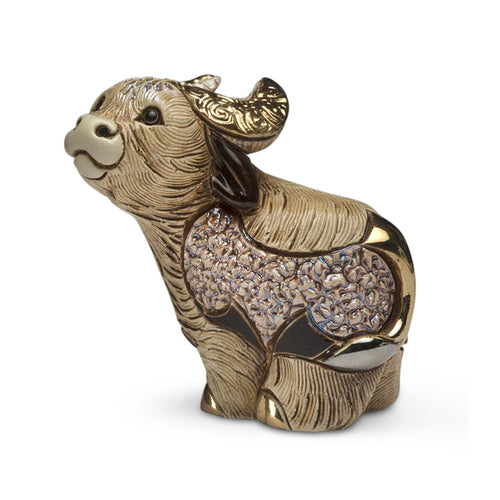 De Rosa Collections Baby Brown Ox Figurine