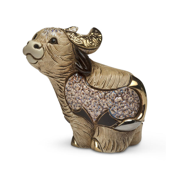 Load image into Gallery viewer, De Rosa Collections Baby Brown Ox Figurine
