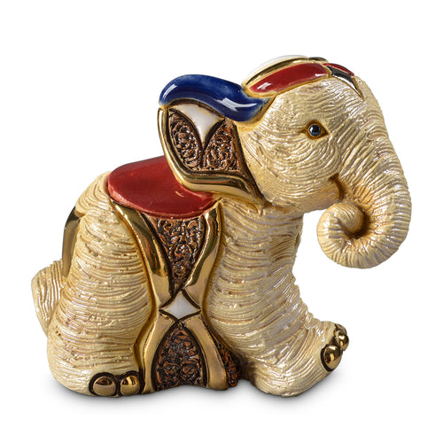 De Rosa Collections Baby Sumatran Elephant Figurine