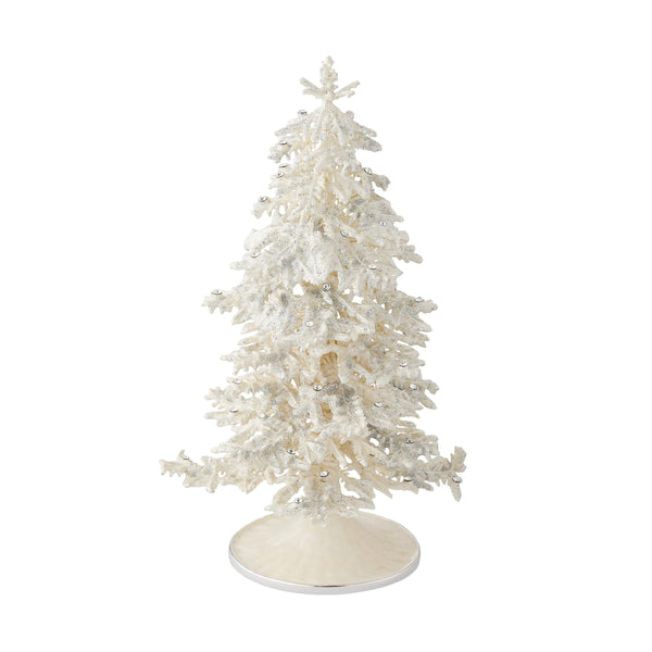 Load image into Gallery viewer, Olivia Riegel Flocked Enamel Tree - Large
