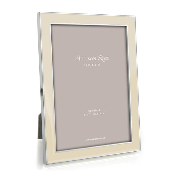 Load image into Gallery viewer, Addison Ross Vanilla Enamel &amp; Silver Frame - 4 x 6 in
