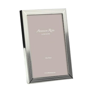 Addison Ross Herringbone Silver Plated Photo Frame - 4 x 6 in