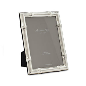 Addison Ross Wide Bamboo Silver Plated Photo Frame - 5 x 7 in