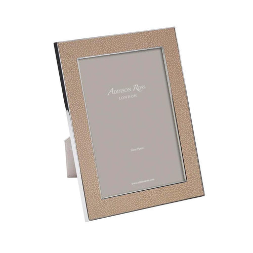 Addison Ross Sand Shagreen & Silver Frame - 8 x 10 in