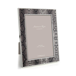 Addison Ross Natural Snake & Silver Frame - 5 x 7 in