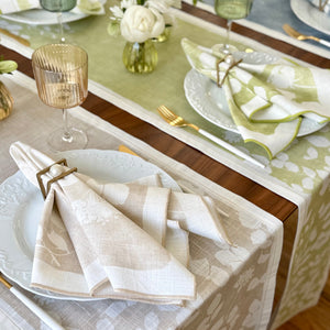 Bodrum Linens Fleur de Lin Napkin - Linen Napkins - Set of 4