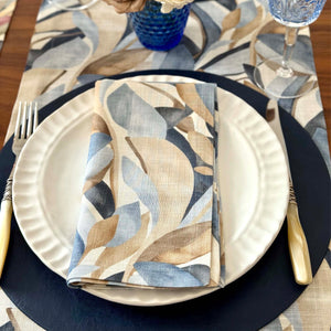 Bodrum Linens Flora - Linen Napkins - Set of 4