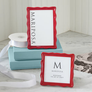 Mariposa Wavy Red 4x6 Frame