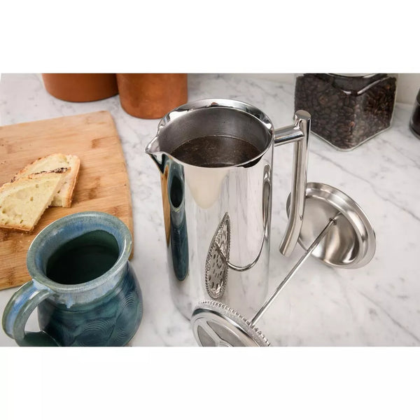 Load image into Gallery viewer, Frieling Double-Walled Stainless-Steel French Press Coffee Maker, Mirror Finish
