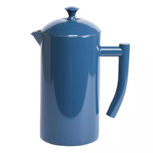 Frieling Double-Walled Stainless Steel French Press Coffee Maker, Navy, 34 fl. oz.