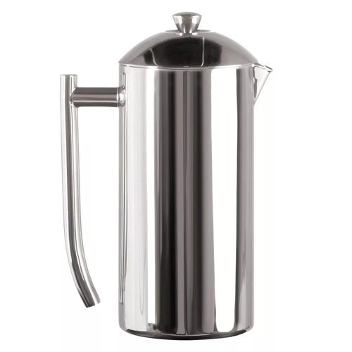 Frieling Double-Walled Stainless-Steel French Press Coffee Maker, Mirror Finish