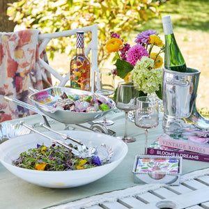 Mariposa Watering Can Beaded Napkin Box Set