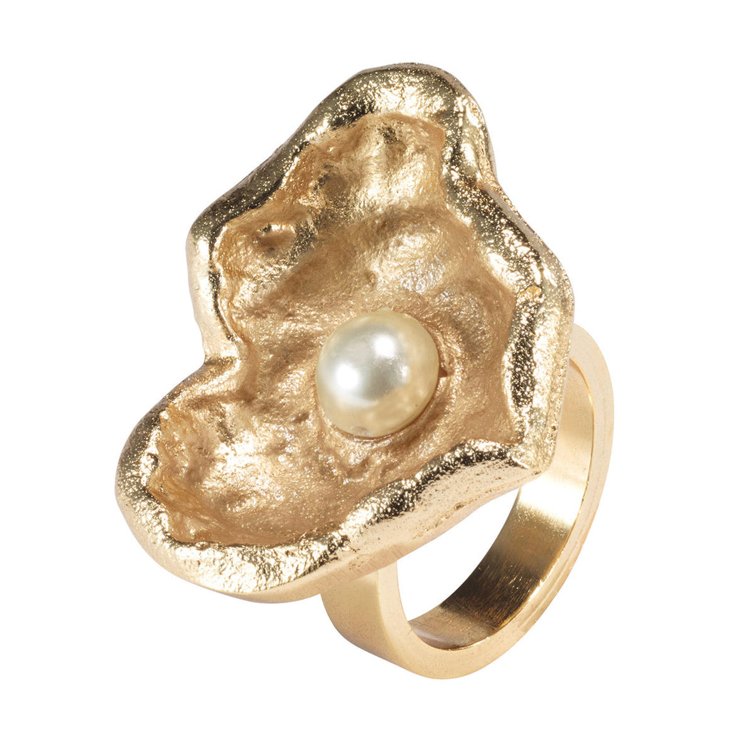 Bodrum Linens Grace Gold - Napkin Rings - Set of 4